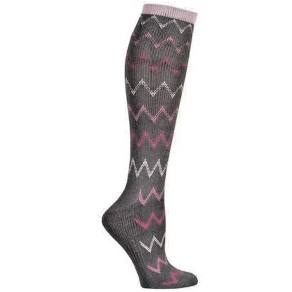 Windsor Gradual Compression Ladies Socks L 10-13 Castle Rock Gray 15/20 MMHG 20